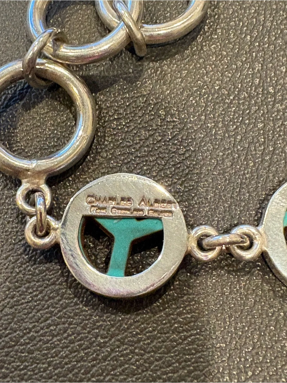Charles Albert Peace Sign Bracelet